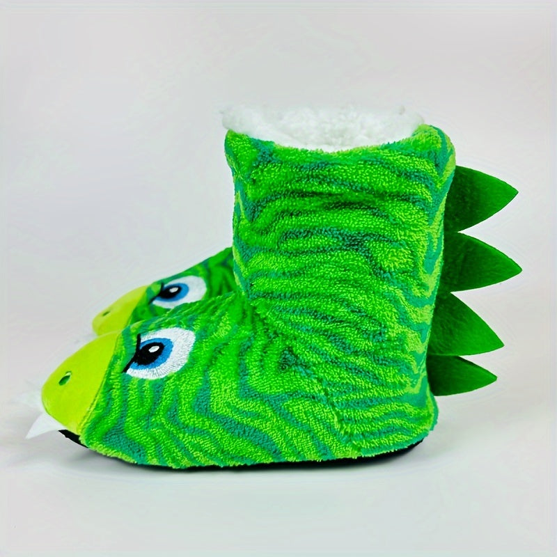 Cartoon Dinosaurus Slippers | Gezellig, Warm & Comfortabel voor Jongeren