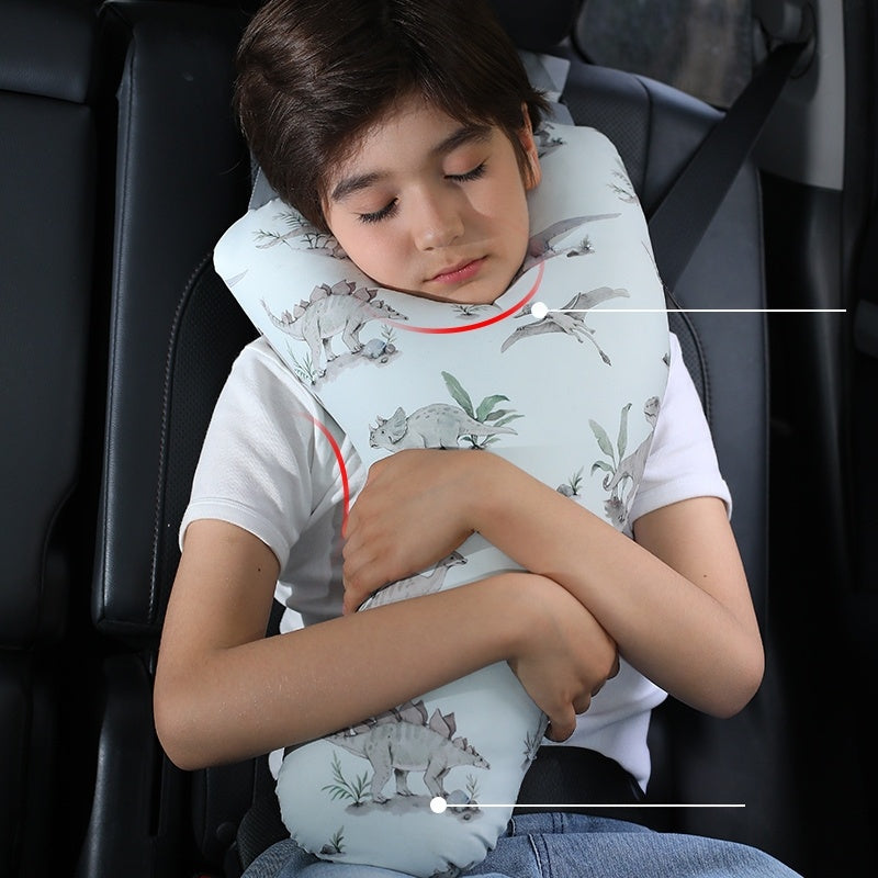 Autogordel slaapkussen | Y-vormig reis kussen met verstelbare band voor auto & trein