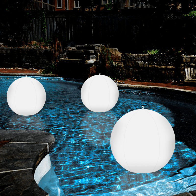 LED Lichtgevende Opblaasbare Bal 16 Kleuren – 16” Glow Bal met Afstandsbediening & Pomp | Waterdicht Feestdecor voor Tuin, Strand, Zwembad & Kerst