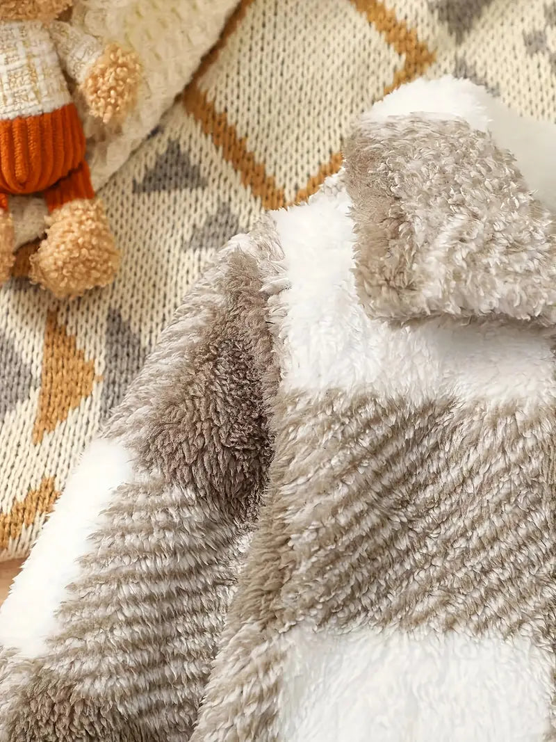 Baby Warme Casual Jas l Herfstjas met Knopen voor Jongen l 6, 9, 12, 18, 24 Maanden