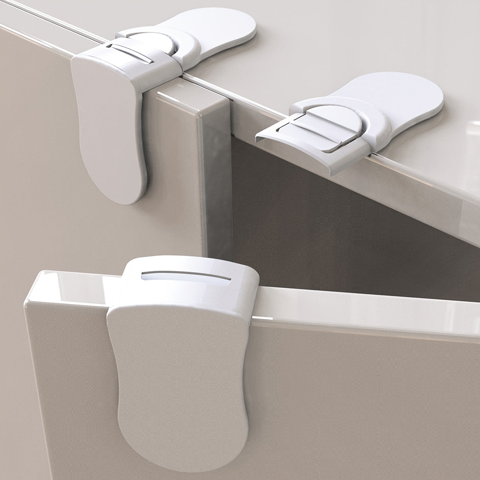 5-Pack Veilige Kastsloten  | Ftalaatvrij, eenvoudige installatie zonder boren