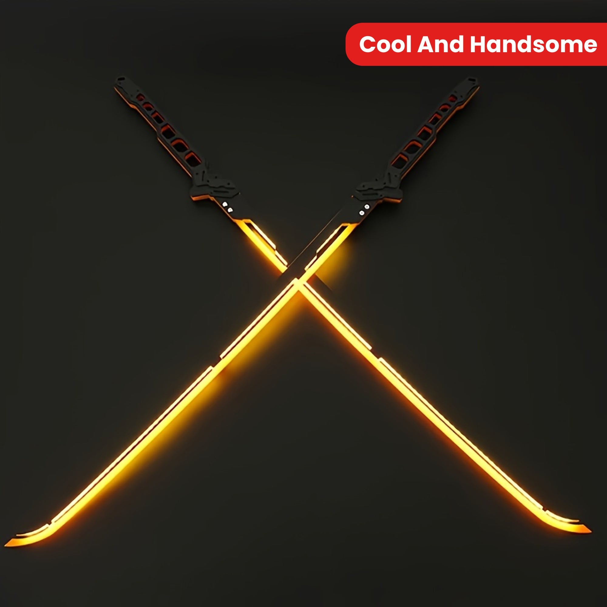 LED Samurai Zwaard 80cm | Cyberpunk Stijl | Cosplay & Halloween Decoratie