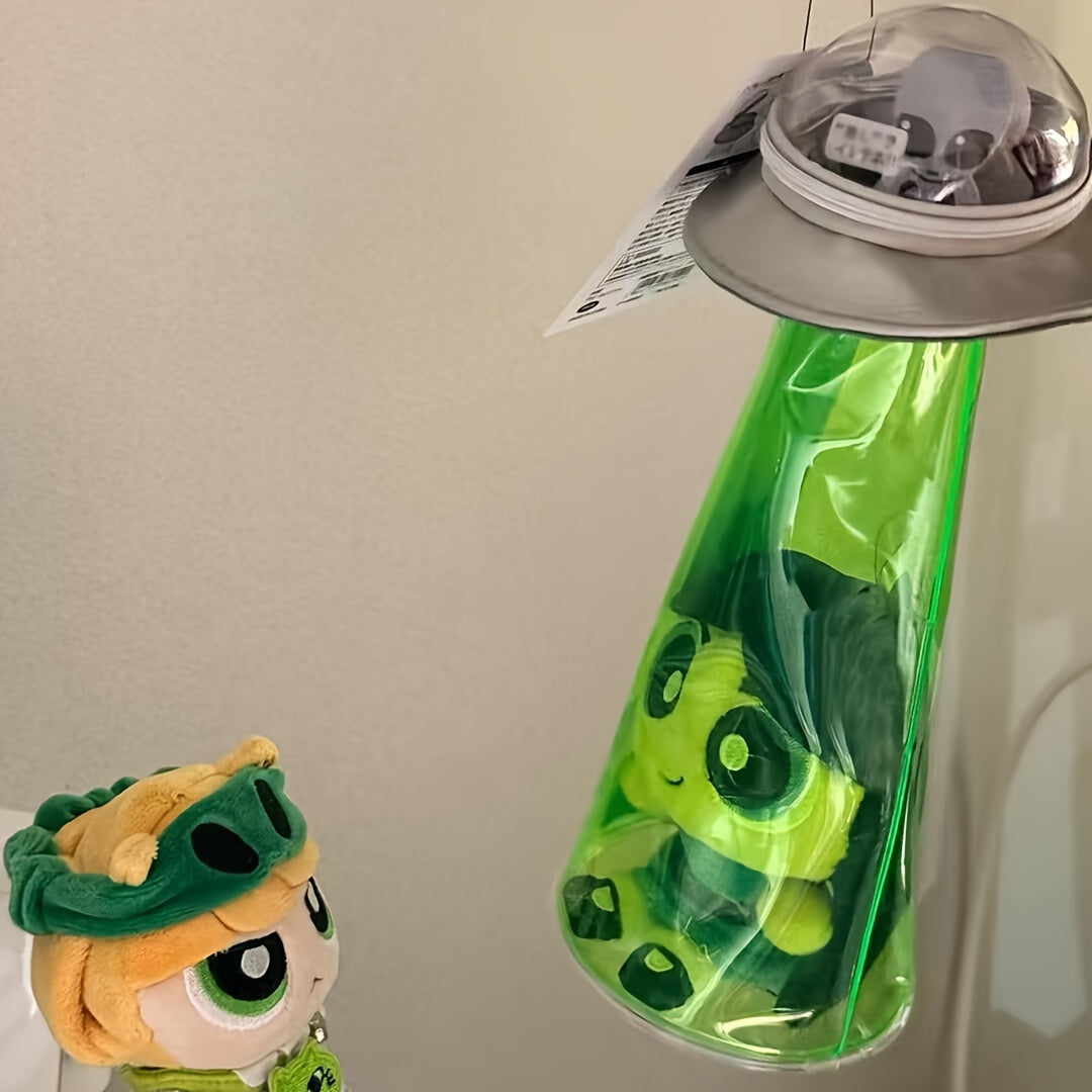 UFO Pennenzak voor Studenten en Tieners - Trousse Transparente Ruimteschip - Bureau Organizer en Rugtas Accessoire voor Jongens en Meisjes