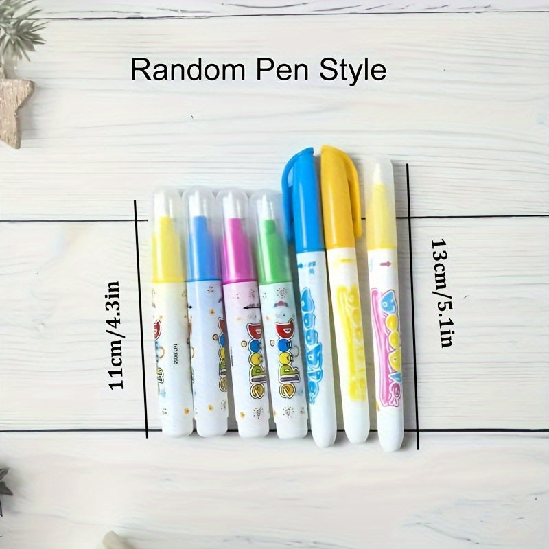 Magisch Water Tekenboek 3+ | Herbruikbare Verfpagina's met Waterpen | Educatief Creatief Speelgoed