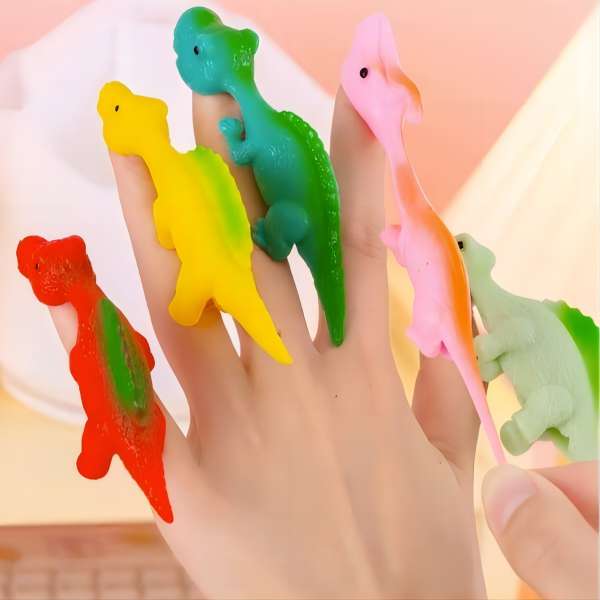 Katapult Dinosaurus Vinger Speelgoed | Set van 5 | Kinderen 4+ Jaar