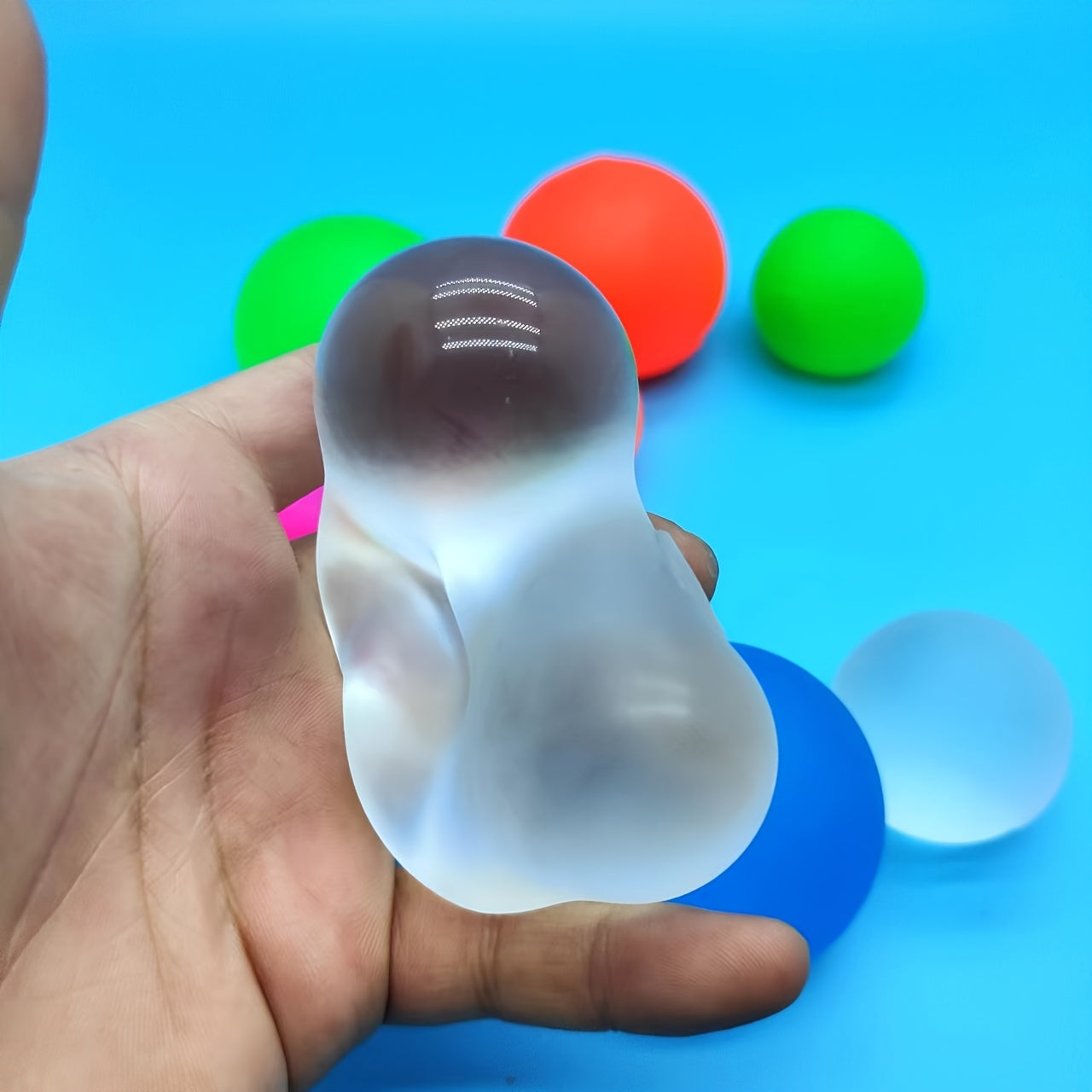 Stressverlichtende Squeeze Ballen | Zachte Rubber Speelgoed in Felle Kleuren – Voor Bureau, Kinderen & Feestcadeaus