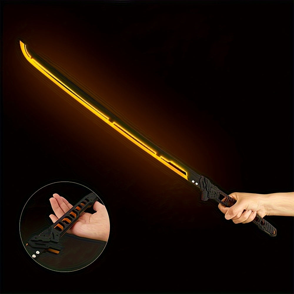 LED Samurai Zwaard 80cm | Cyberpunk Stijl | Cosplay & Halloween Decoratie