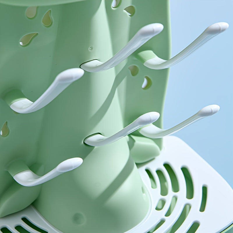 Babyflessen afdruiprek | Ruimtebesparend afdruiprek voor omgekeerde flessen en bekers, opslag en organisatie