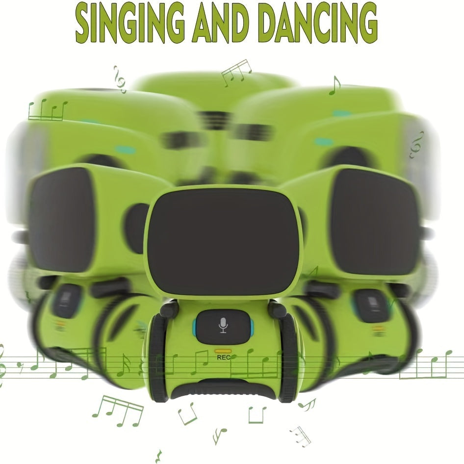 Halloween interactieve robot met intelligente spraakfunctie - Mini robot met touch- en dialoogfunctie, opname en stemverandering, kinderspeelgoed voor kerstcadeau