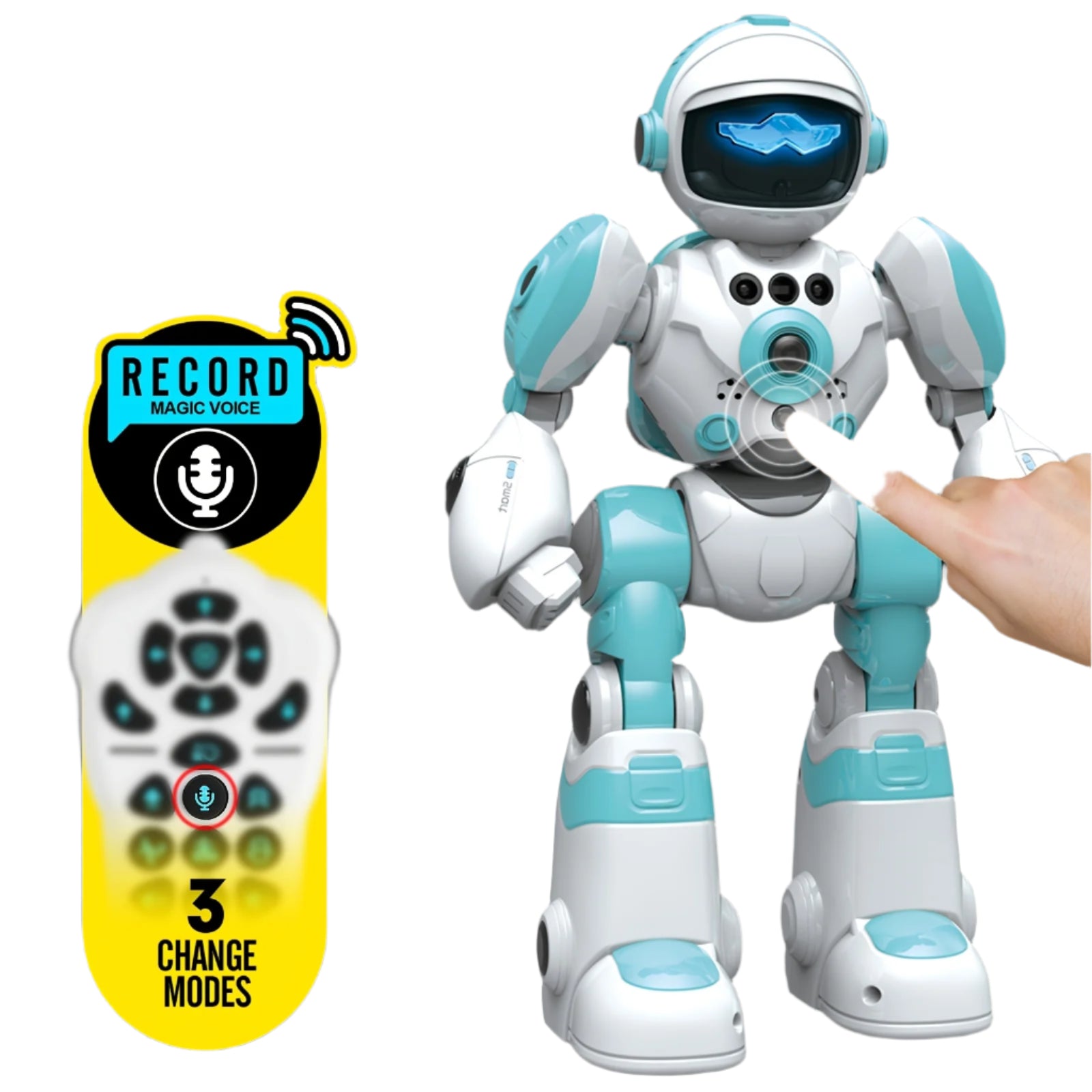 Oplaadbare RC Robot | Muziek + LED | Cadeau voor Kinderen 3–8 Jaar