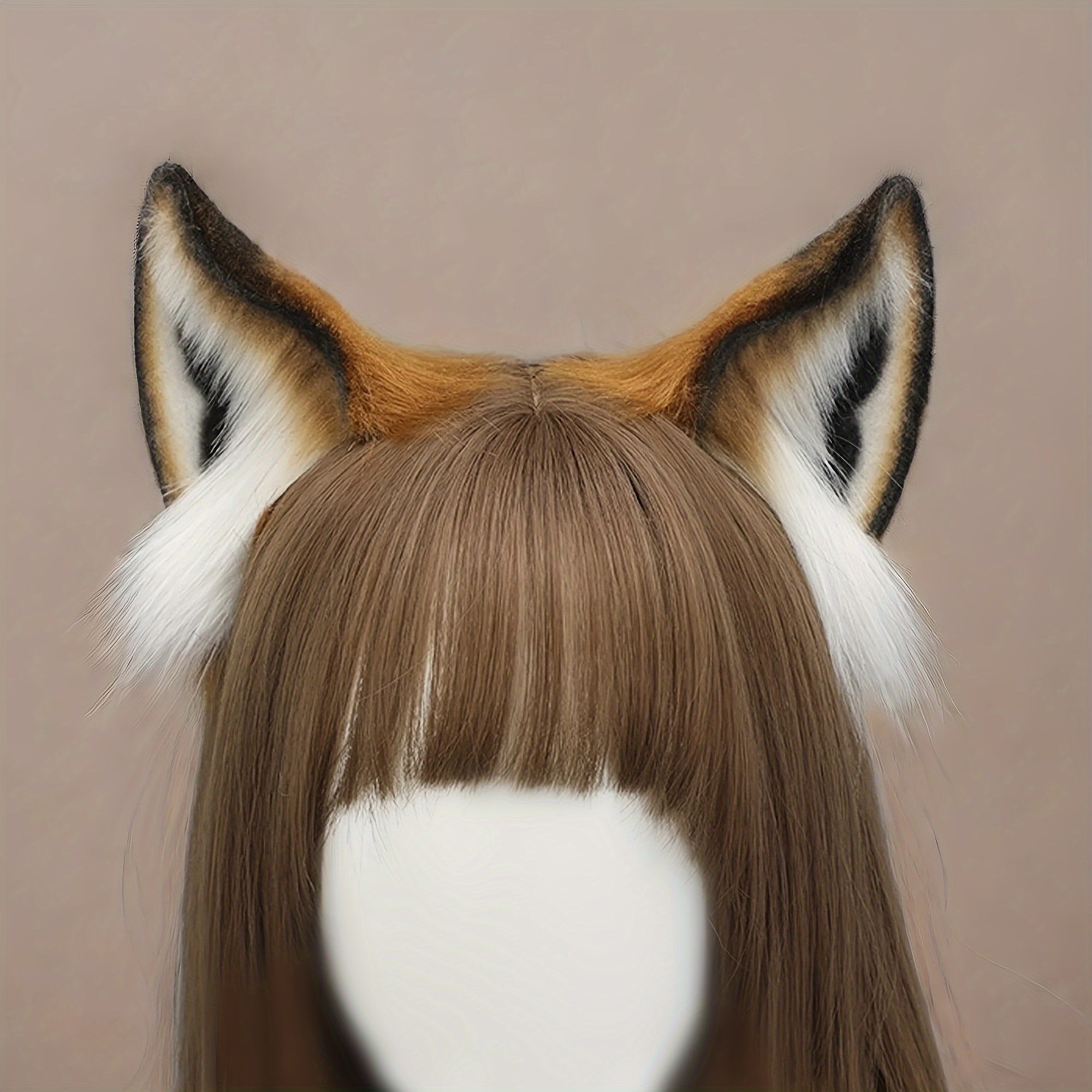 Pluizige Vossen Oren Haarband | Realistisch dierlijk haaraccessoire voor cosplay en Halloween