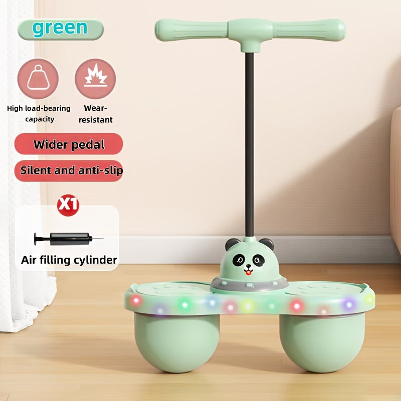 Lichtgevende Pogo Jumper voor Kinderen en Tieners vanaf 6 Jaar - Balans en Spring Speelgoed met Verlichte Wielen voor Jongens en Meisjes - Actief Buitenspeelgoed