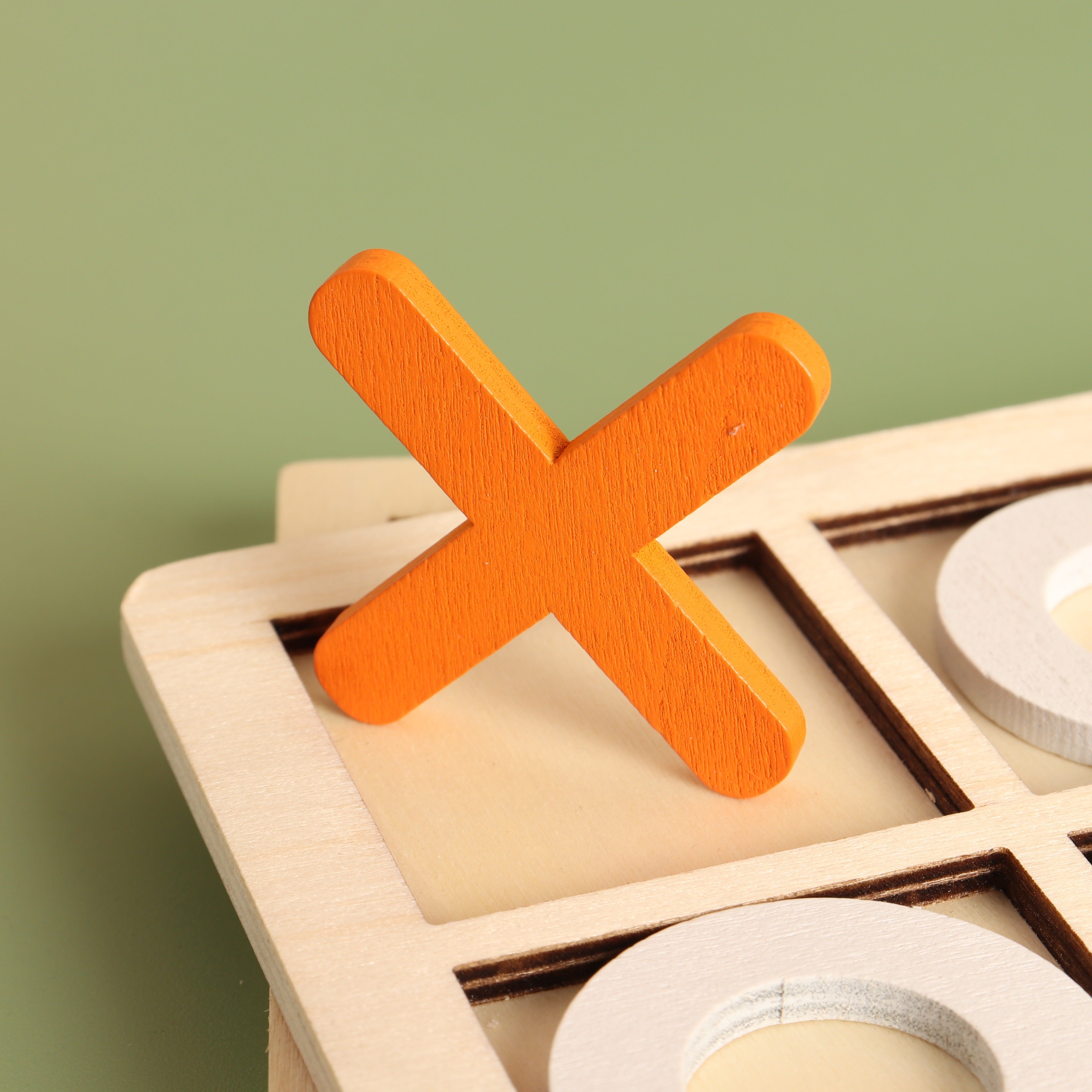 Premium Houten Boter-Kaas-en-Eieren Spel | 10-Delig Perfect voor de Tuin, Klassiek Tafelspel voor Thuis, Cadeau voor Kerst Halloween Thanksgiving