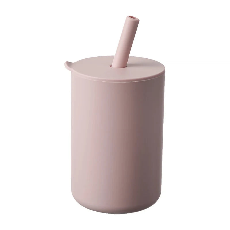 150ml Baby Rietje Mok 5oz Kind Drinkmok Silicone Leren Mok voor Baby en Kind Draagbaar en Handig Voeden Mok