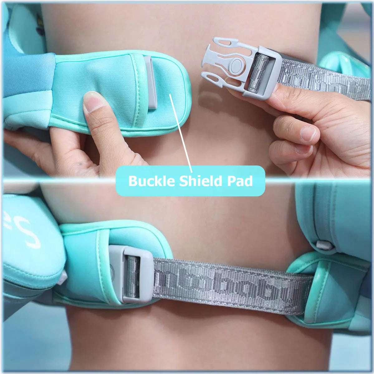 3-in-1 Zwemtrainer Armfloaters voor Peuters (2–6 jaar) – Stevige Zwemmouwen met Zee-Wiel Zwemband voor Veilige Zwemtijd