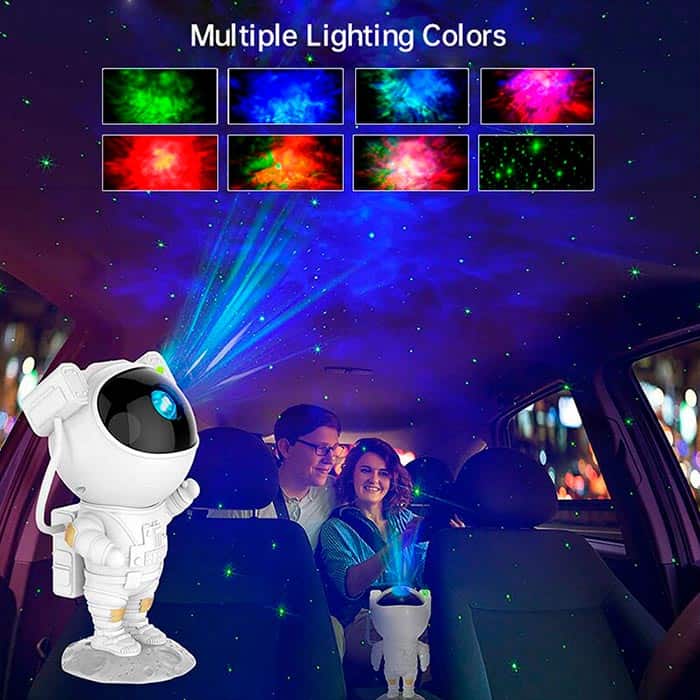 AstronautLamp, un proiettore notturno con effetto galassia e luce a LED