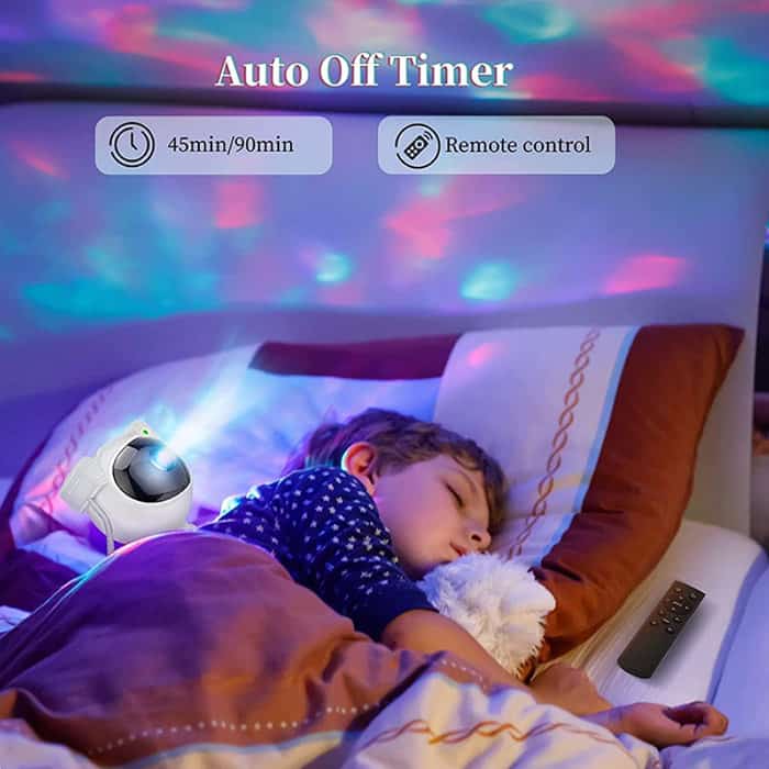 AstronautLamp, un proiettore notturno con effetto galassia e luce a LED