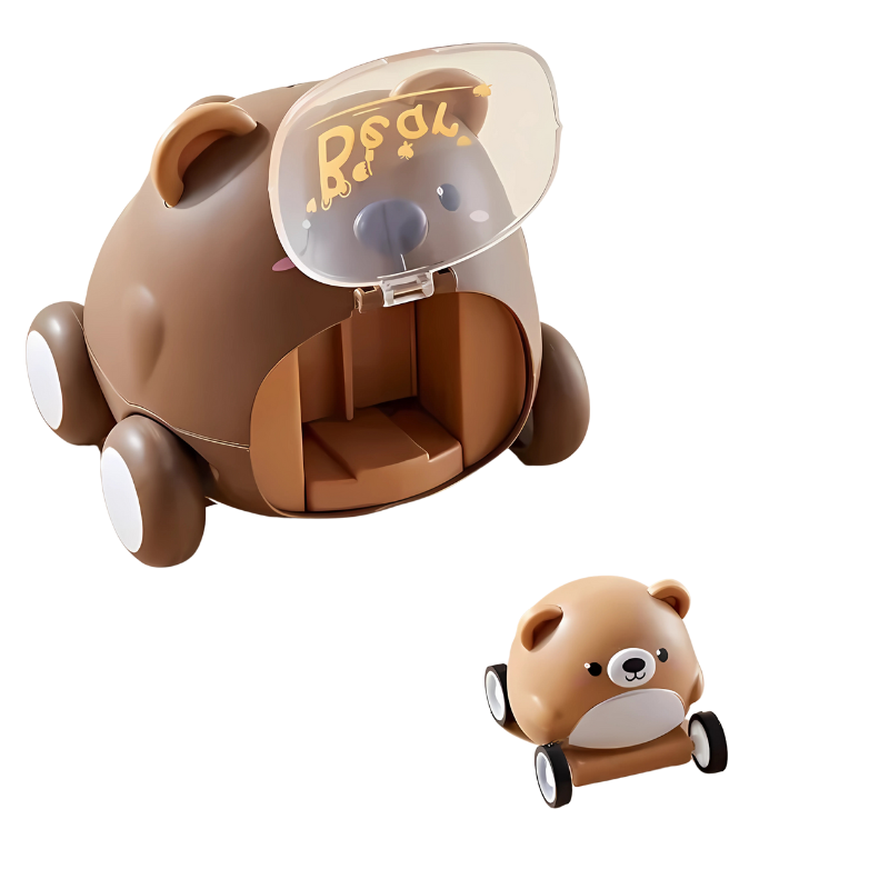 Dierenvormige raceauto voor speelplezier