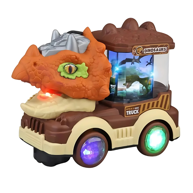 Interactief Dinosaurusvoertuig | Met Muziek & Licht – Educatief Speelgoed vanaf 3 Jaar