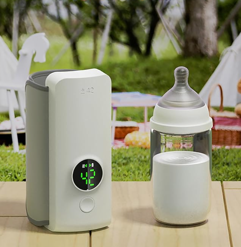 Draagbare Fleswarmer | 6 Niveaus Babyfles Isolatie Verstelbare Temperatuurregeling voor Baby's en Peuters