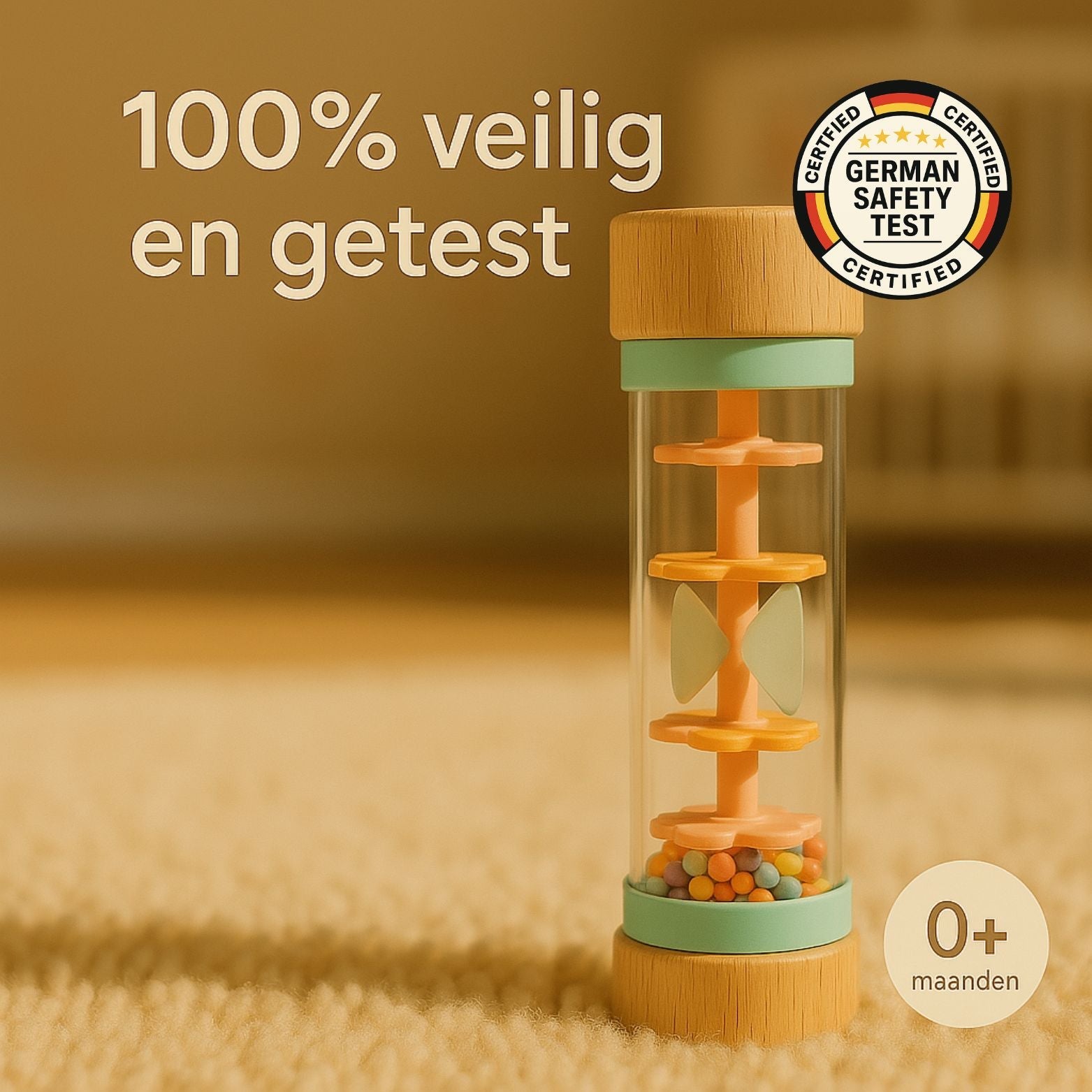 Complete Montessori Speelgoedset voor Pasgeboren Baby's - Educatief Kraamcadeau voor Jongens en Meisjes vanaf 0 Jaar - Babyspeelgoed voor Zintuiglijke Ontwikkeling