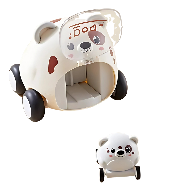 Dierenvormige raceauto voor speelplezier