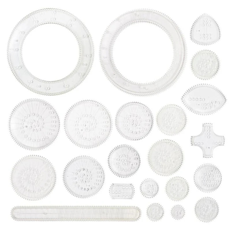 Grappige Tandwielen & Spirograaf Teken Speelgoed Set | Creatief Educatief Tekenaccessoire voor Kinderen