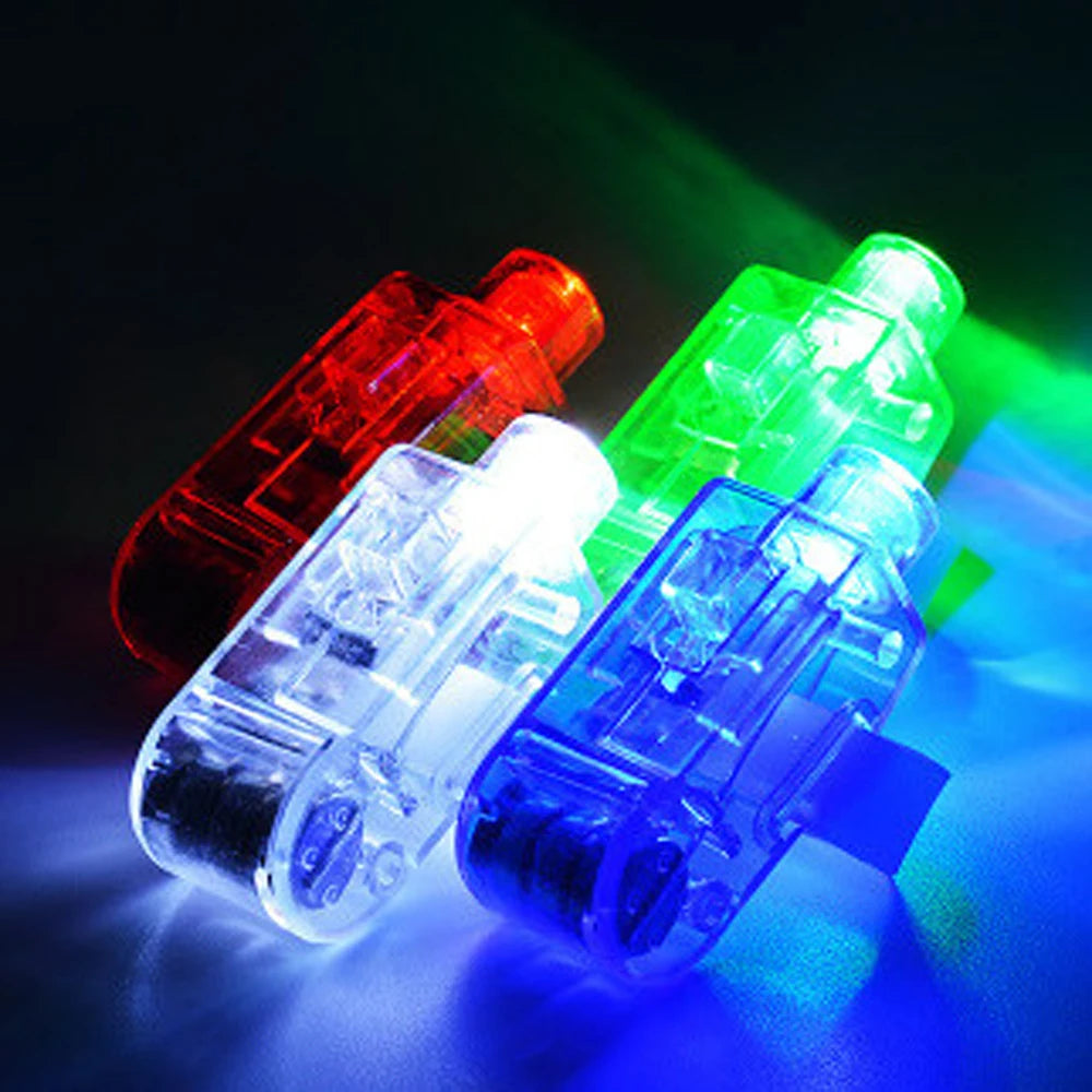 10 Stuks LED Vingerlampen | Oplichtende Ringen voor Kinderen & Volwassenen, Feestartikelen voor Feest & Vakantie