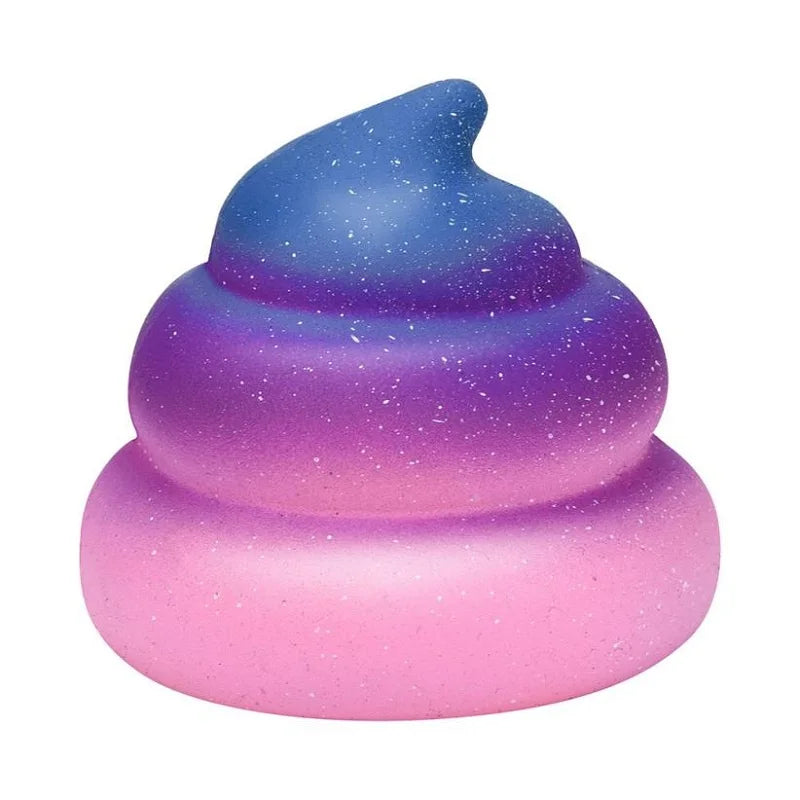 Luxe Galaxy Poo Squishy | Zachte Geurige Knijpstress Speelgoed, Langzaam Rijzend PU Antistress Reliever (776 CM)