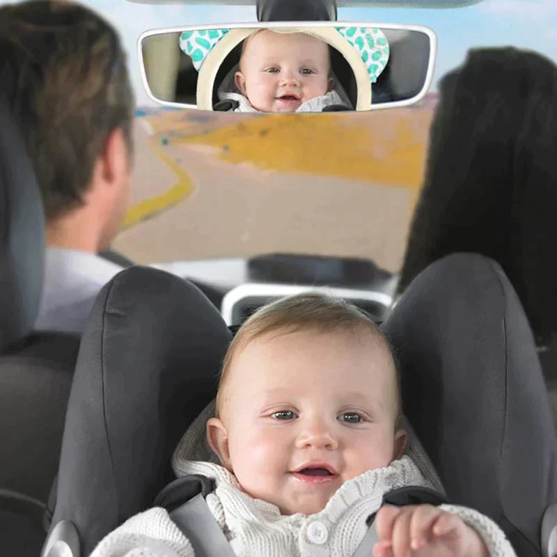 Achteruitkijkspiegel voor baby's - Naar achteren gerichte autostoeltjes - Stripdieren voor baby's