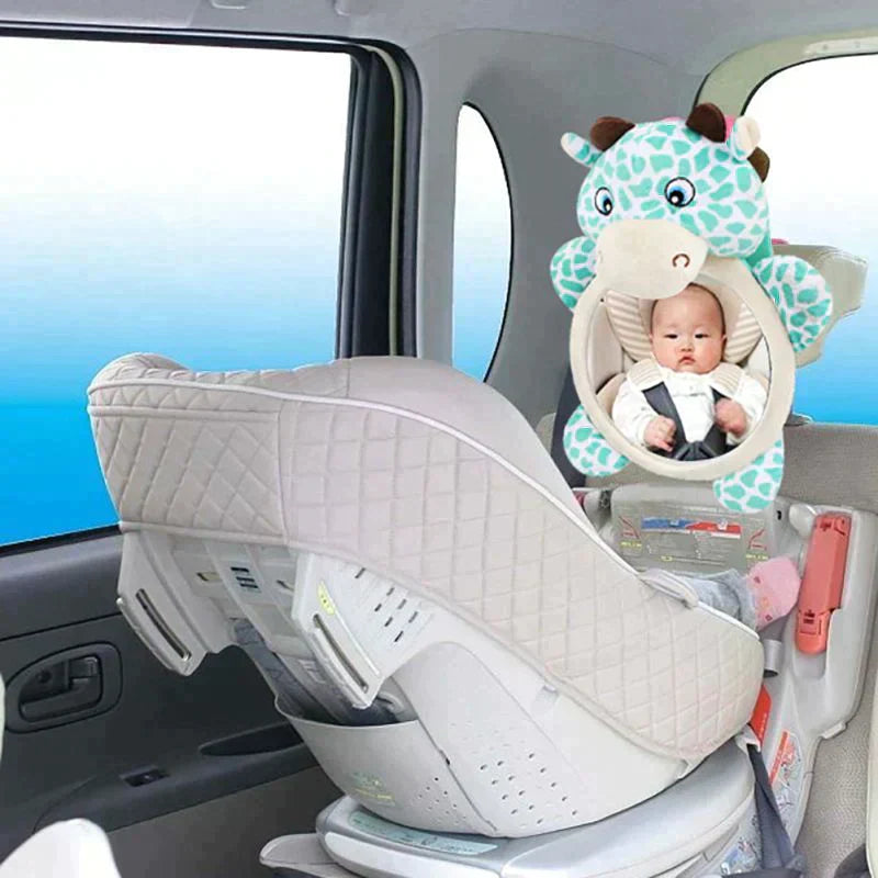 Achteruitkijkspiegel voor baby's - Naar achteren gerichte autostoeltjes - Stripdieren voor baby's