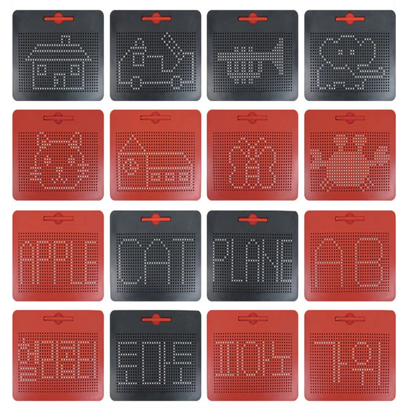 Magnetische Bal Tekenbord Met Pen, Leer Tablet Voor Tekenen, Montessori Educatief Speelgoed Voor Kinderen En Volwassenen