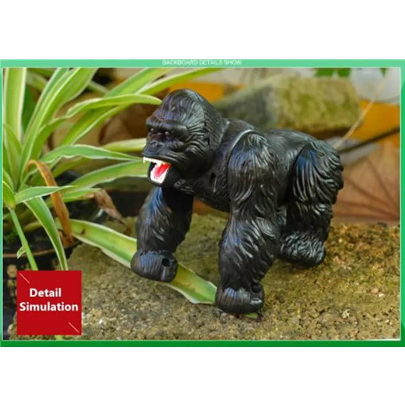 Intelligente RC Robot | Hoog Gesimuleerde Orang-oetan Afstandsbediening Dier Met Geluid en Lichteffecten | Grappig Angstaanjagend Gorilla Speelgoed Cadeaus