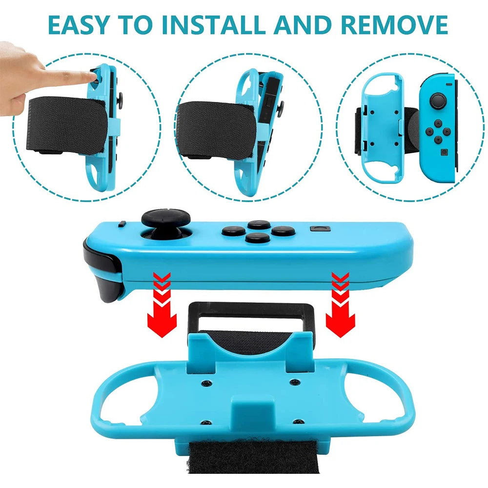 Verstelbare Game Armband Strap voor Nintendo Switch Joy-Con Controller | Polsband voor Dansen & Beweging