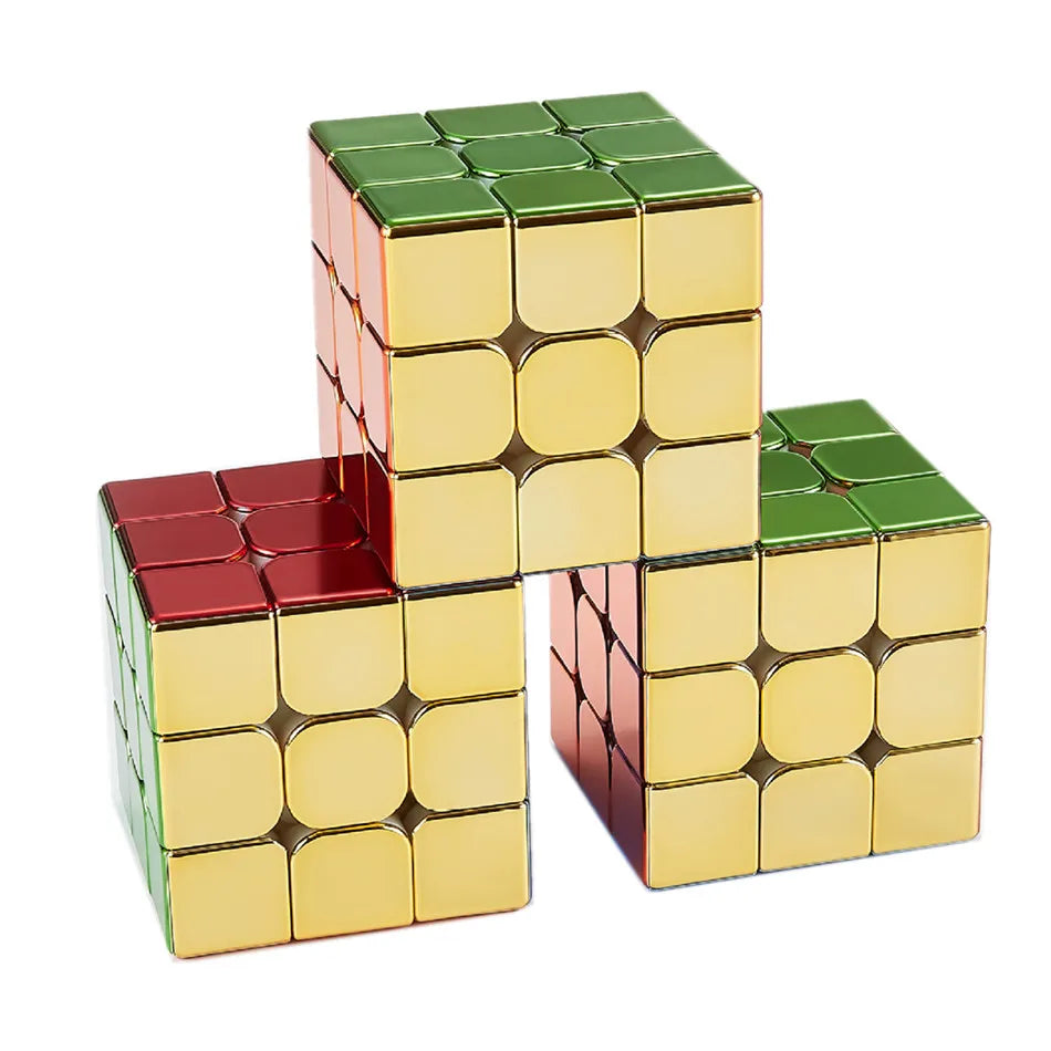 Cyclone Boy Magnetische 3x3 Magic Cube | Professionele Speedcube Puzzel | Glanzend Electroplating Design