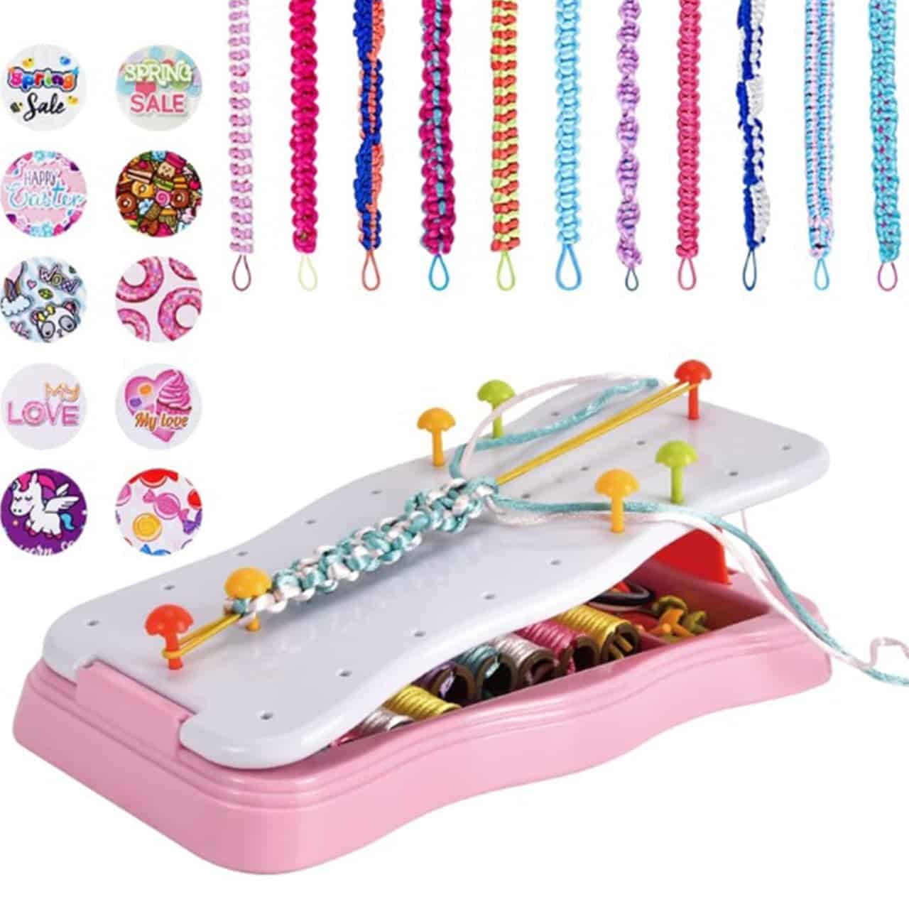 KnitFun Armband Brei Kit voor Kinderen | Creatief DIY Speelgoed | Armbanden Maken