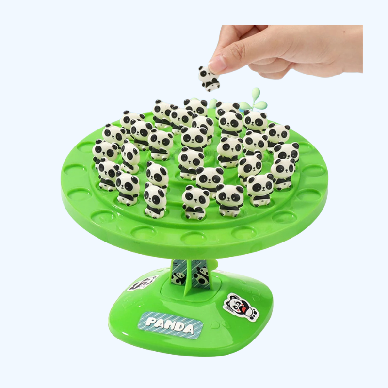 Panda Balansspel - Creatieve Tafelpuzzel, Interactief Twee-spelersspel voor Kinderen