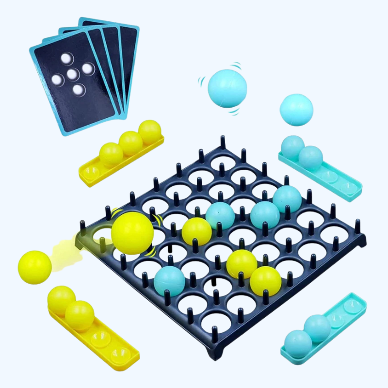 Ball Bounce Spel - Interactief Bordspel voor Ouders en Kinderen - Leuk Feestspel