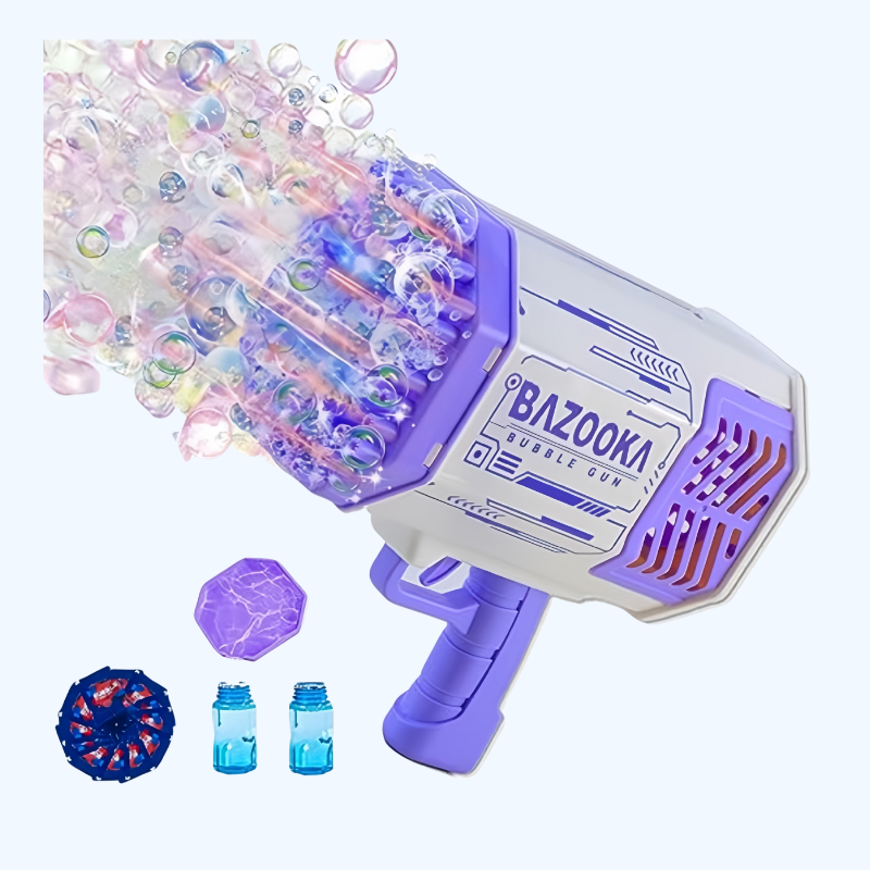 Bazooka Bellenblaaspistool - Interactief Speelgoed met Grote Bellen - Perfect voor Feestjes, Buiten Spelletjes, Halloween & Kerst