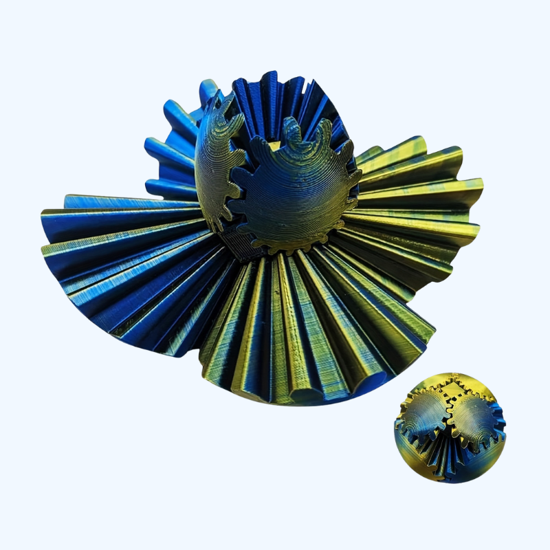 3D Tandwiel Bal - Steampunk Fidget Spinner Speelgoed, Kerstcadeau voor Kinderen