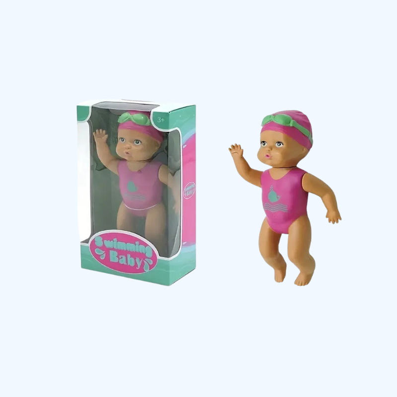 Drijvende zwemdoll | Babybad speeltje voor binnen, interactief speelgoed voor ouder en kind, cadeau