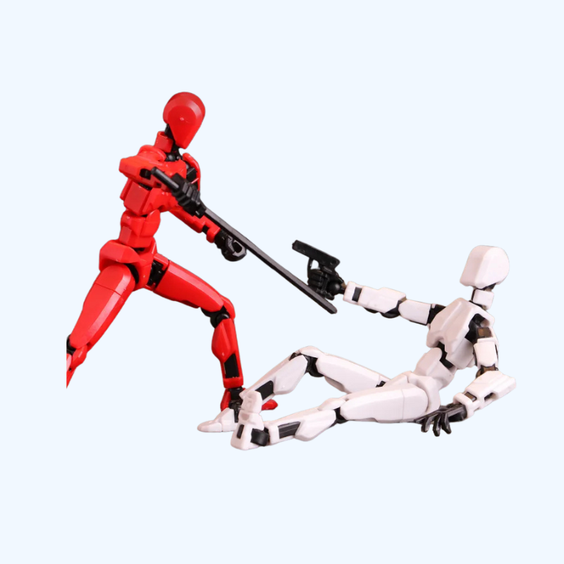 3D Robot Actiefiguur | Multifunctioneel en Verstelbaar Speelgoed voor Kinderen en Volwassenen