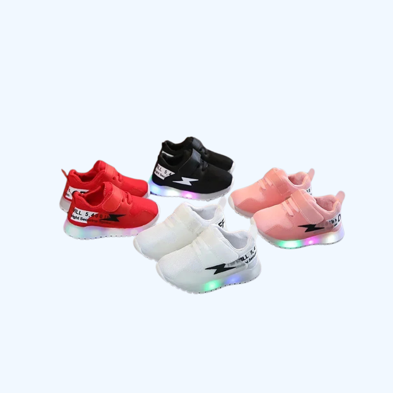 Kinder Tennis LED Sneakers | 2023 Voorjaar & Herfst, Glimlichten Schoenen voor Jongens & Meisjes, Baby Peuter Schoenen met Oplichtende Zolen