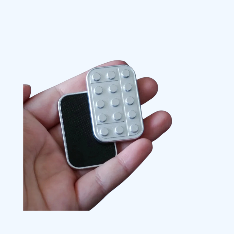 Metalen EDC Fidget Slider | Magnetische Blokken, Haptische Schuifpuzzel, Anti-stress Speelgoed voor ADHD & Autisme