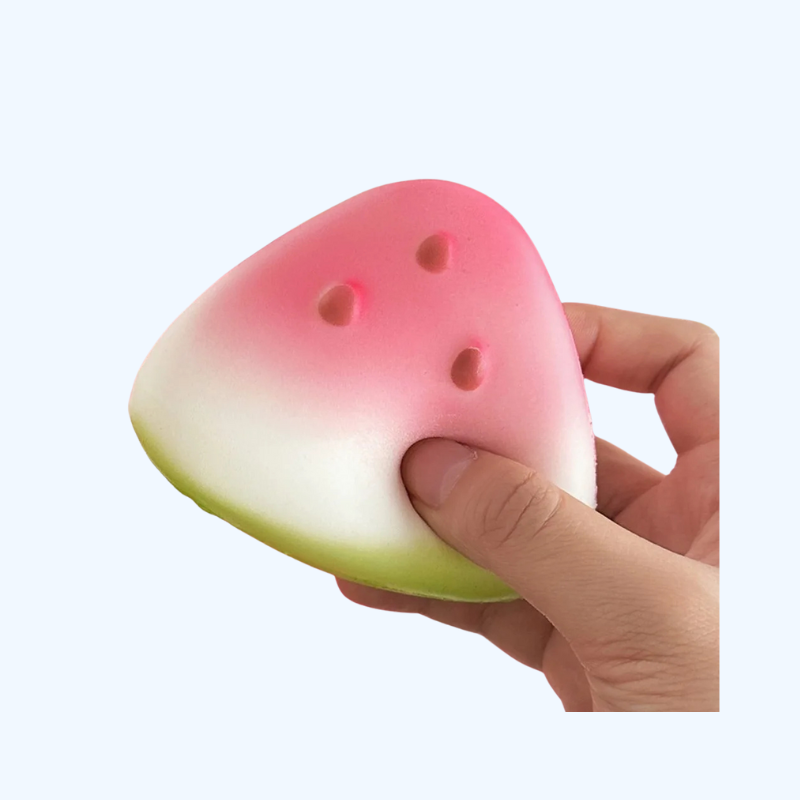 Anti-stress Squishy Watermeloen | Slow Rising Fidget Toy, Knijp & Squeeze Fruit Stressverlichter