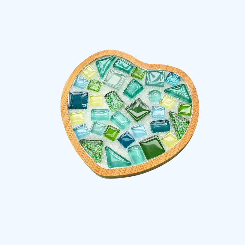 Bamboe Mozaïek DIY Onderzetters | Handgemaakte Creatieve Placemats & Mozaïek Knutselpakket voor Kinderen