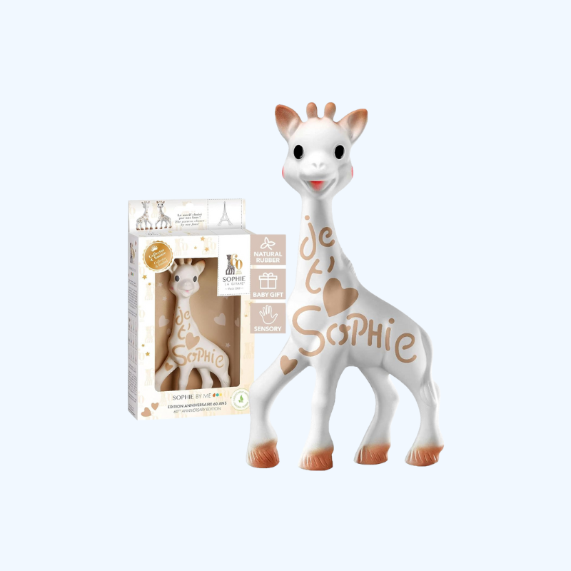 Giraffe Tandvlees Speelgoed voor Baby's | Dierenspeelgoed Bijtring voor Baby's 0+ Maanden