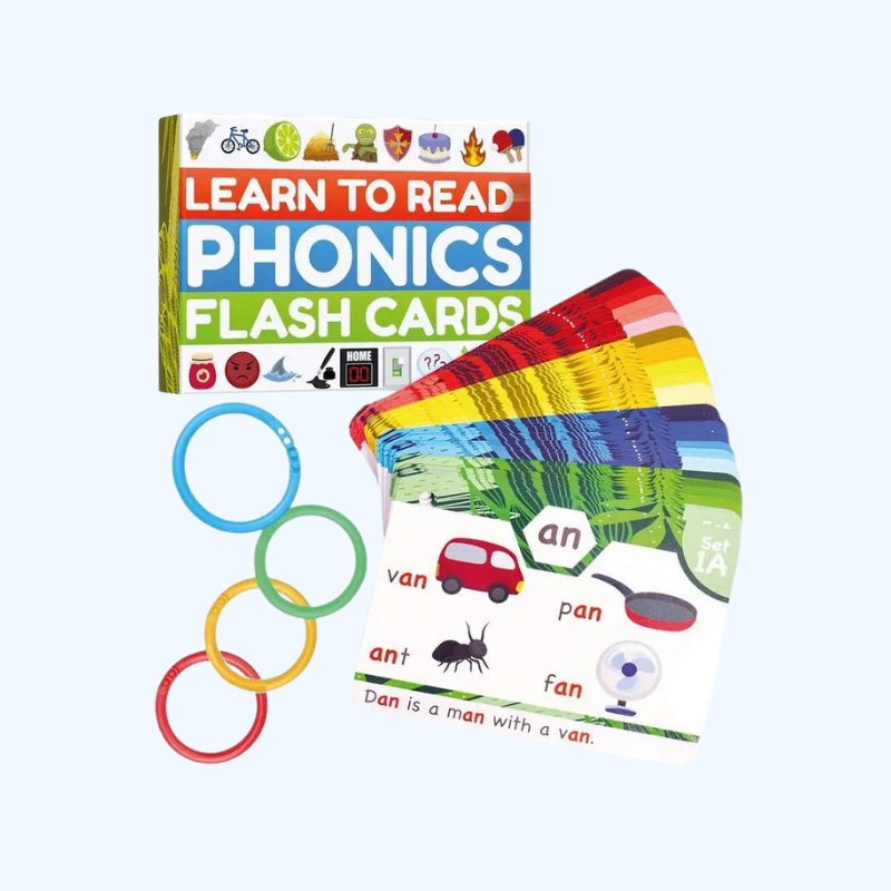 Phonics Sight Words Flashcards | CVC Blends, Digraphs, Lange Klinkers, Lees- en Leerkaarten voor 1e & 2e Leerjaar