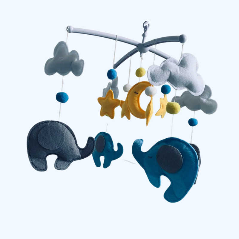 Baby Mobiel & Rammelaars | Speelgoed voor Pasgeborenen, Wiegdecoratie, Educatief Cadeau voor Kinderen
