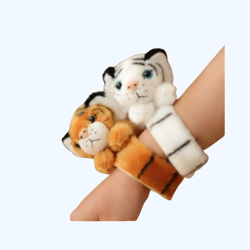 Knuffel Slap Armband Dieren | Pluche Knuffeldieren Slaparmbanden, Verjaardagscadeau voor Kinderen